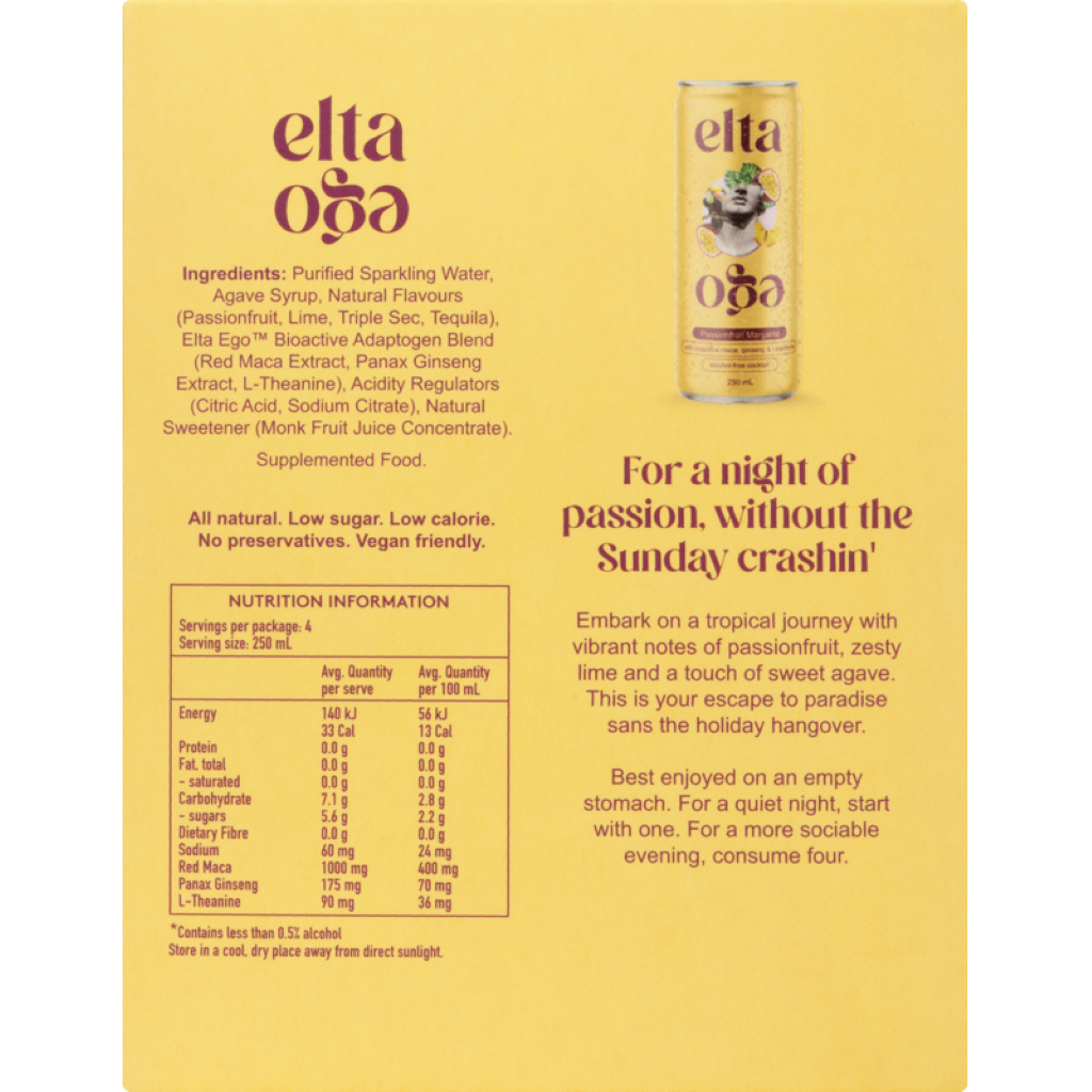 Non-Alcoholic Passionfruit Margarita