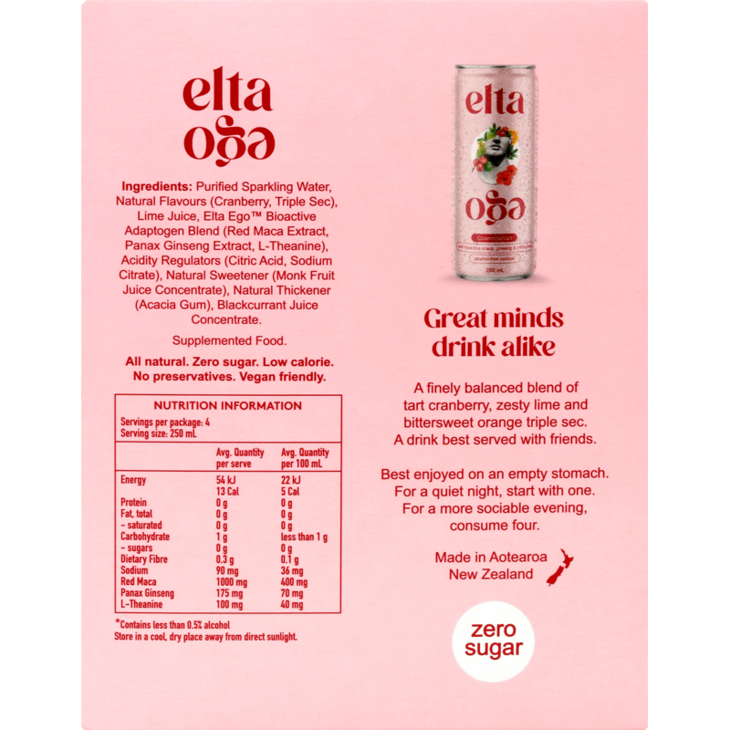 Zero Sugar Non-Alcoholic Cosmopolitan