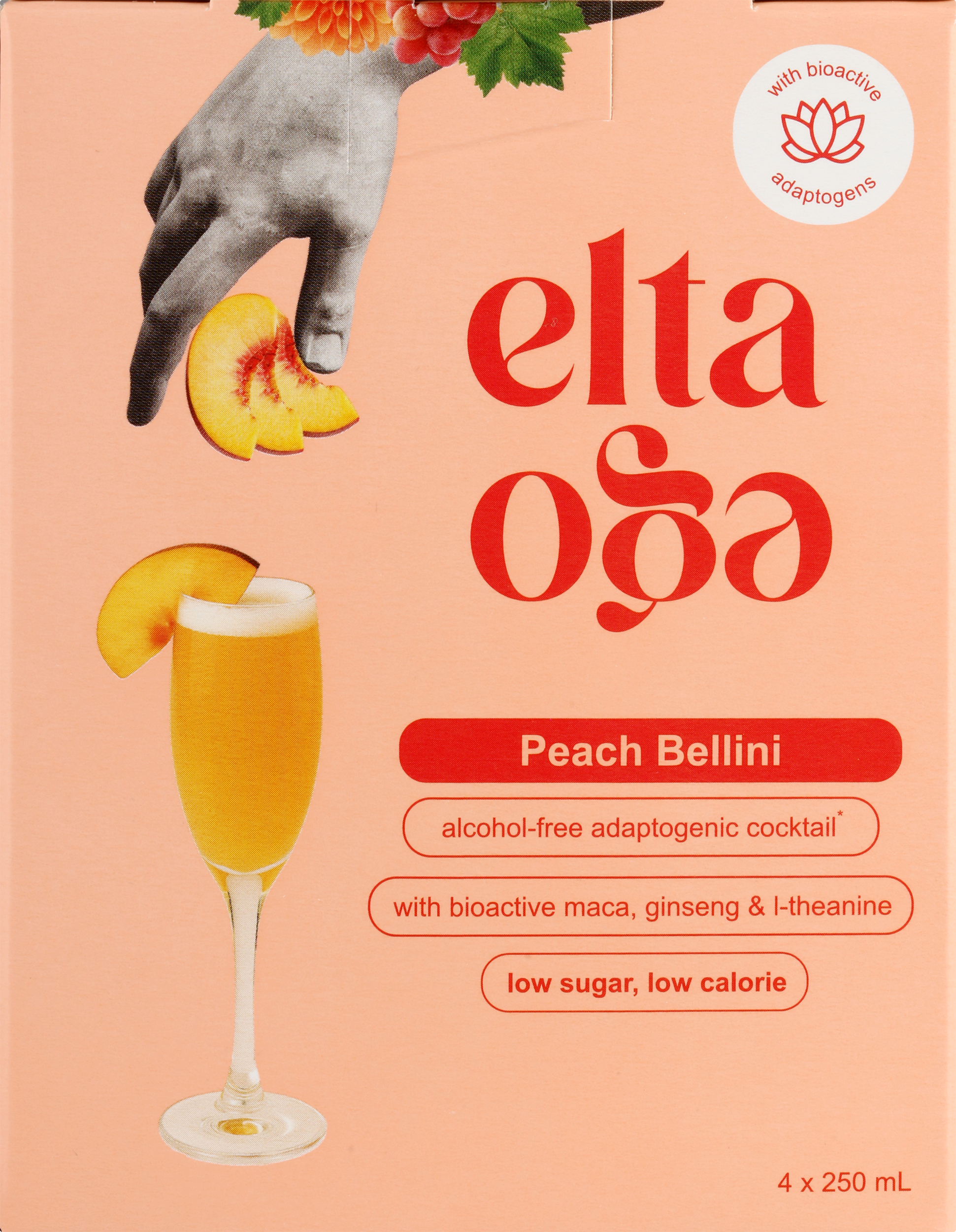 Non-Alcoholic Peach Bellini