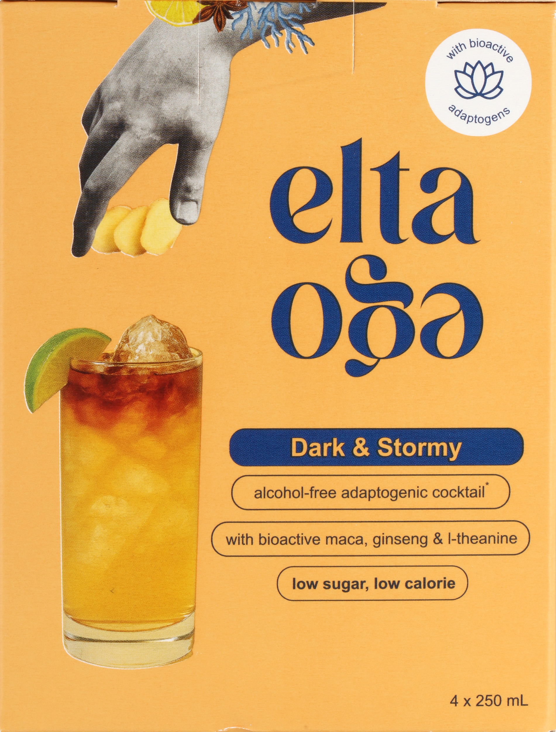 Non-Alcoholic Dark & Stormy