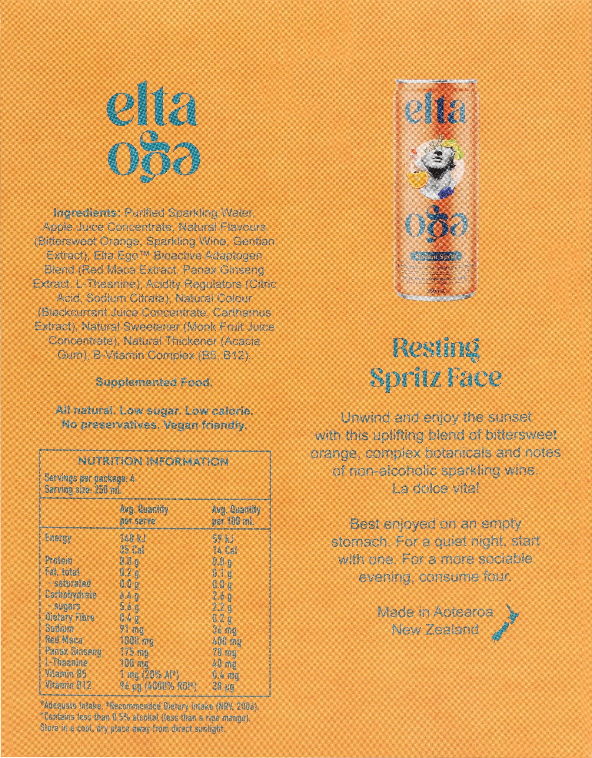 Non-Alcoholic Sicilian Spritz