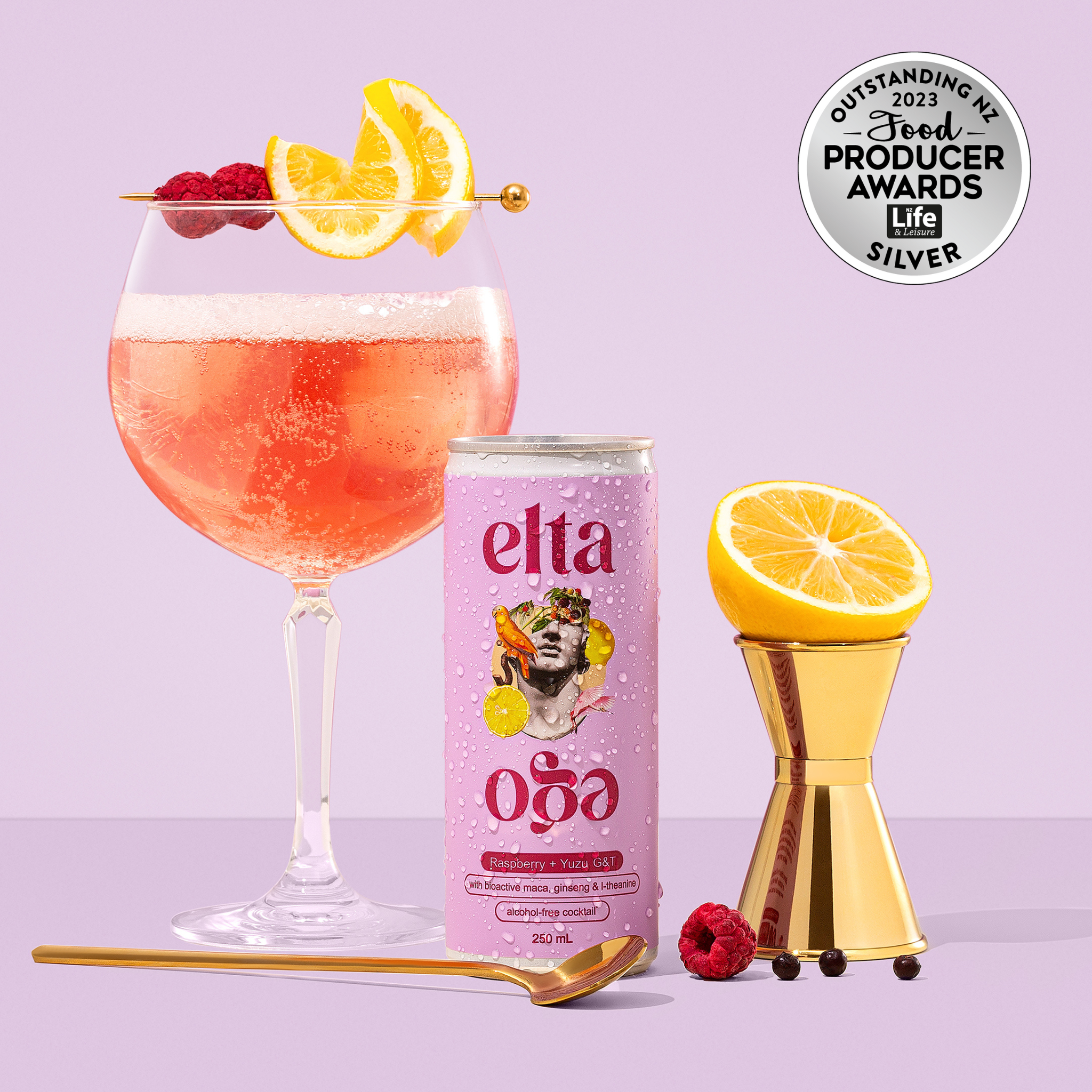 Raspberry + Yuzu G&T
